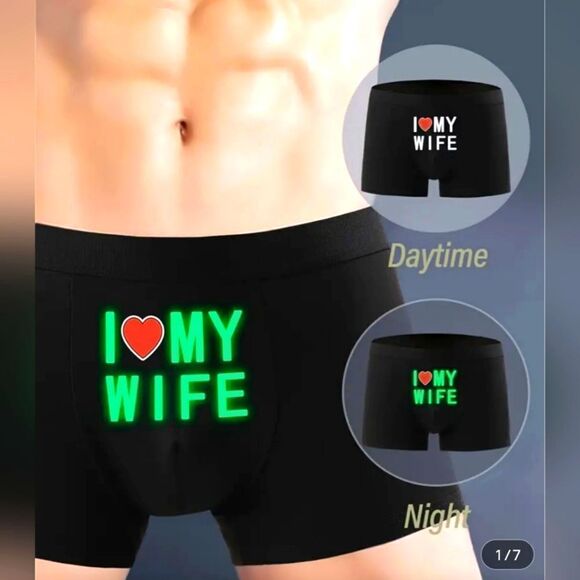 Mens one piece glow in the dark boxer briefs - Picture 1 of 1